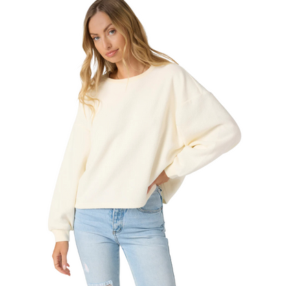 O'Neill Wavelength Crew Neck Fleece in Winter White