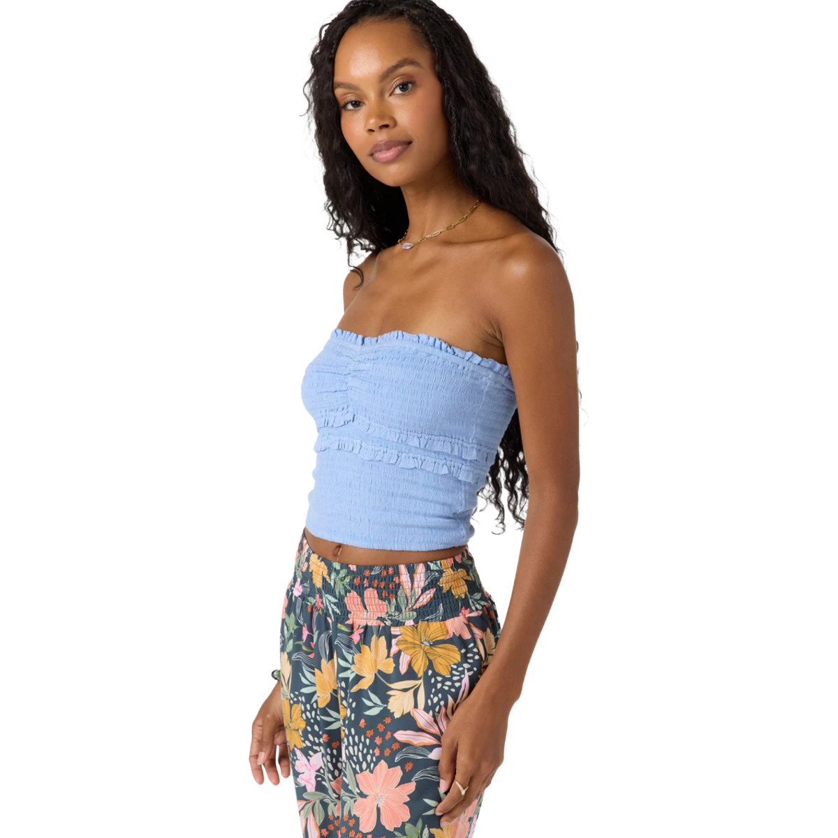 O'Neill Dedra Tube Top in Hydrangea