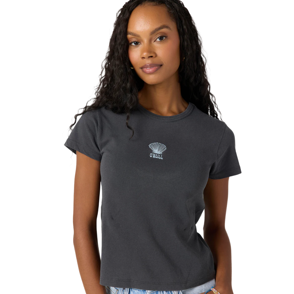 O'Neill Shelly Tee in Washed Black