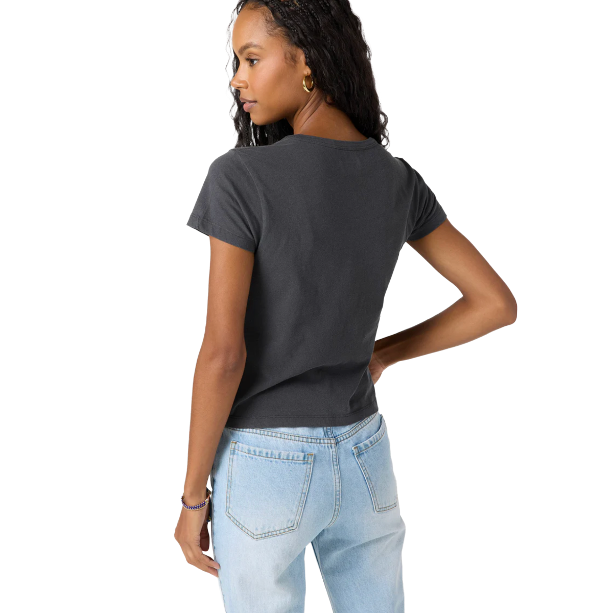 O'Neill Shelly Tee in Washed Black