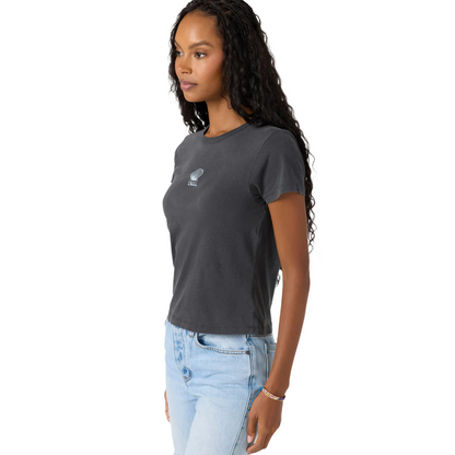 O'Neill Shelly Tee in Washed Black