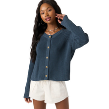 O'Neill Kerris Long Sleeve Cardigan Sweater in Slate