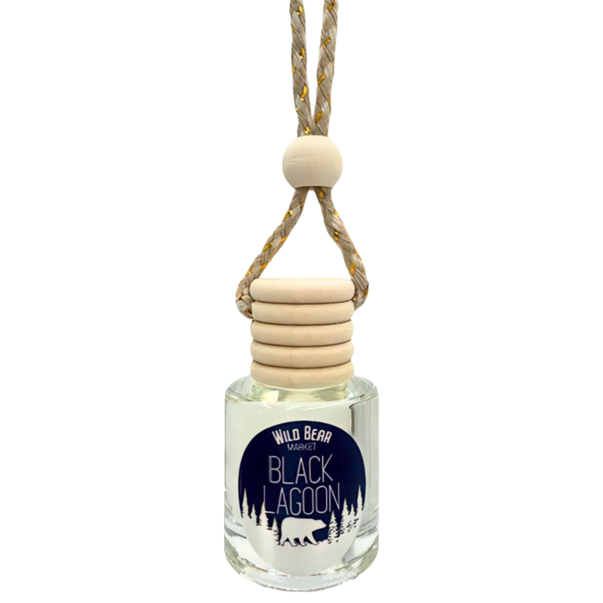 Wild Bear Market Car Freshener - Black Lagoon