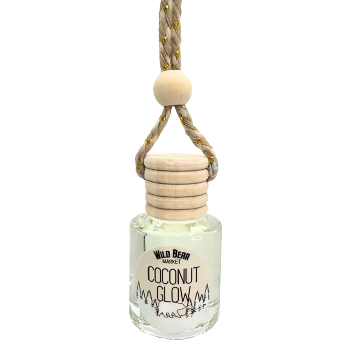 Wild Bear Market Car Freshener - Coconut Glow