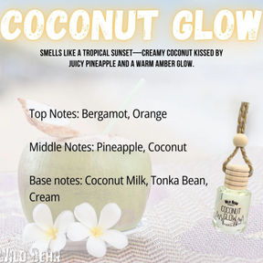 Wild Bear Market Car Freshener - Coconut Glow