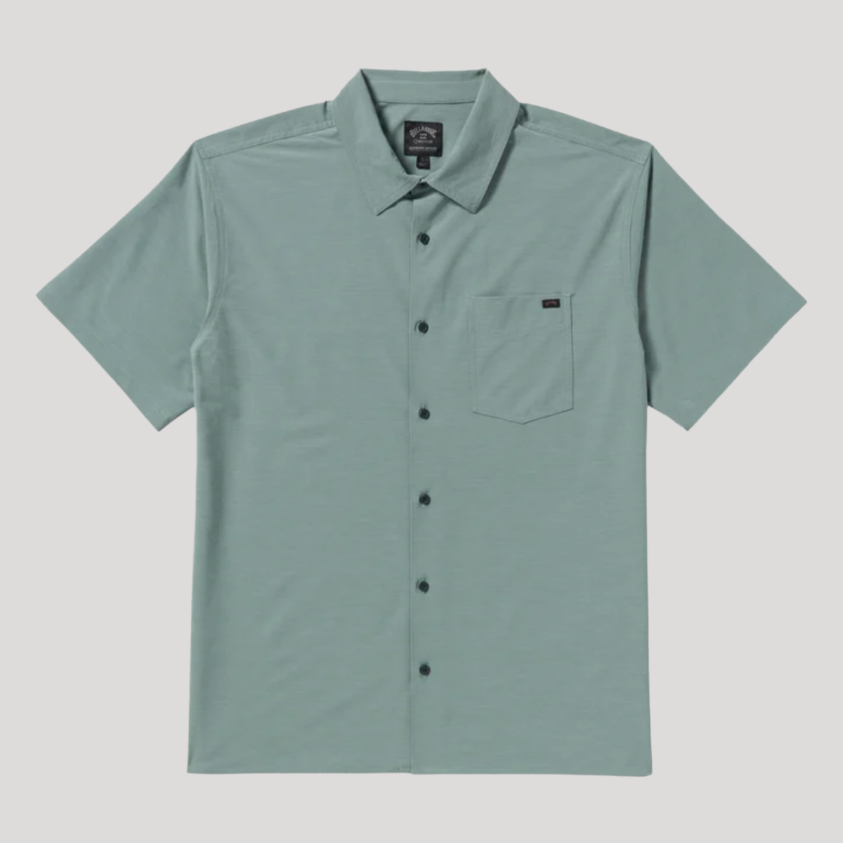 Billabong Surftrek Transit Short Sleeve Shirt in Sea Blue