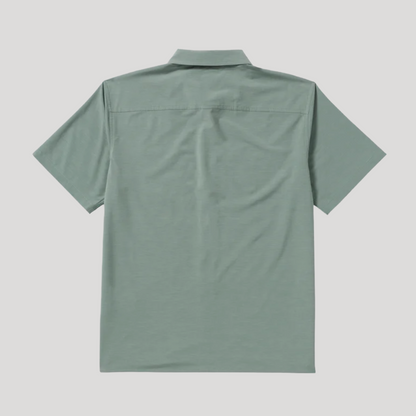Billabong Surftrek Transit Short Sleeve Shirt in Sea Blue