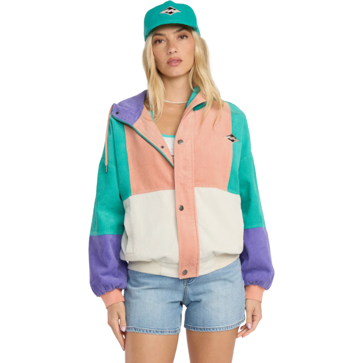 Billabong Set The Tone Jacket in Aqua Haze