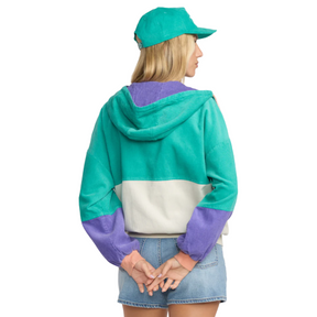 Billabong Set The Tone Jacket in Aqua Haze
