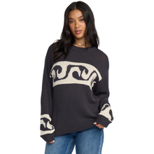 Billabong Wave Fade Sweater in Black Sands