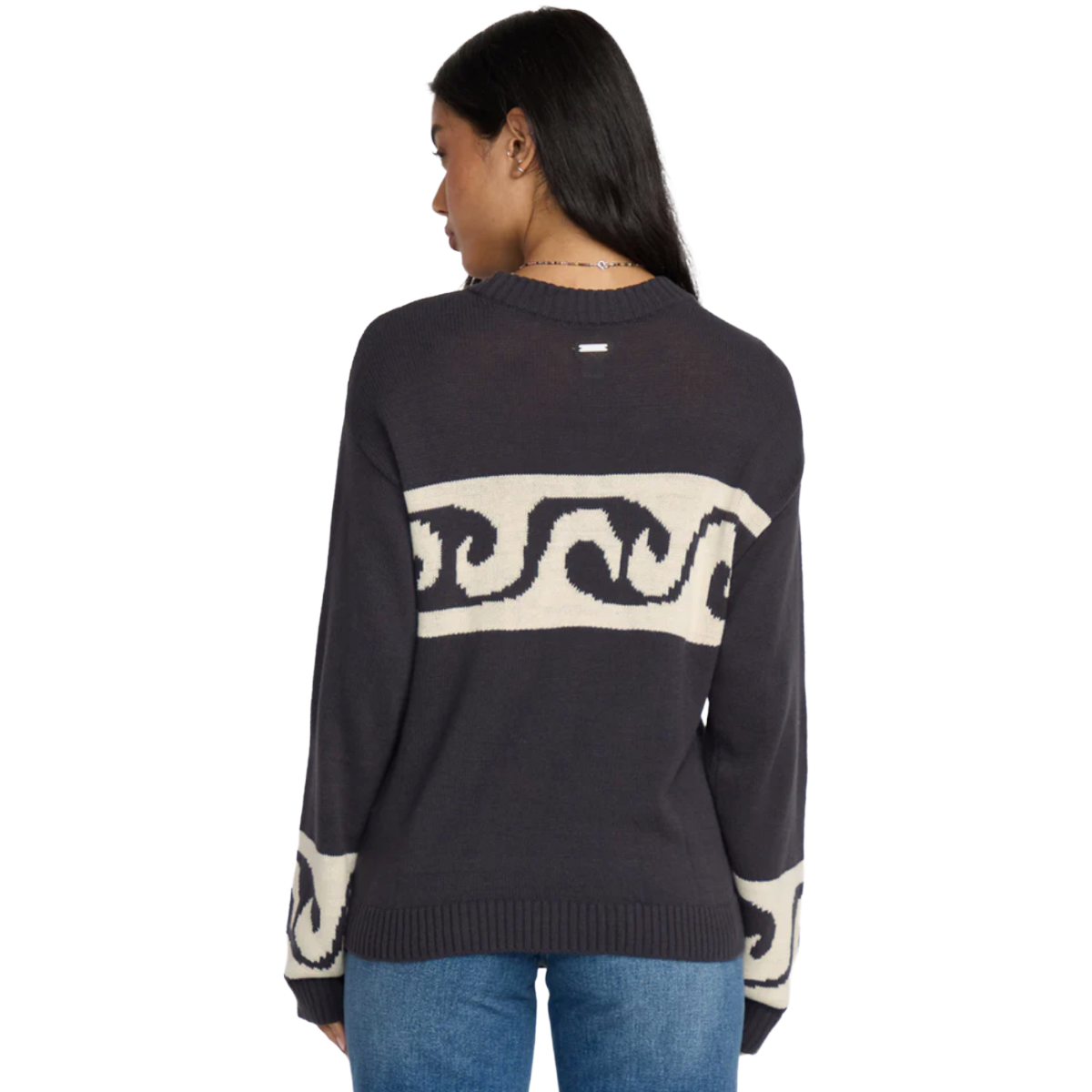 Billabong Wave Fade Sweater in Black Sands