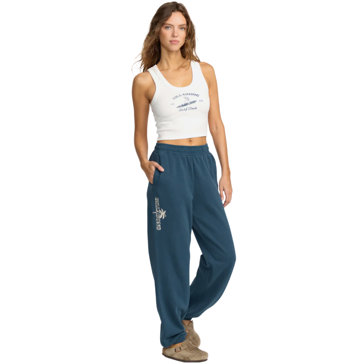 Billabong Best Wishes Fleece Pants in Navy