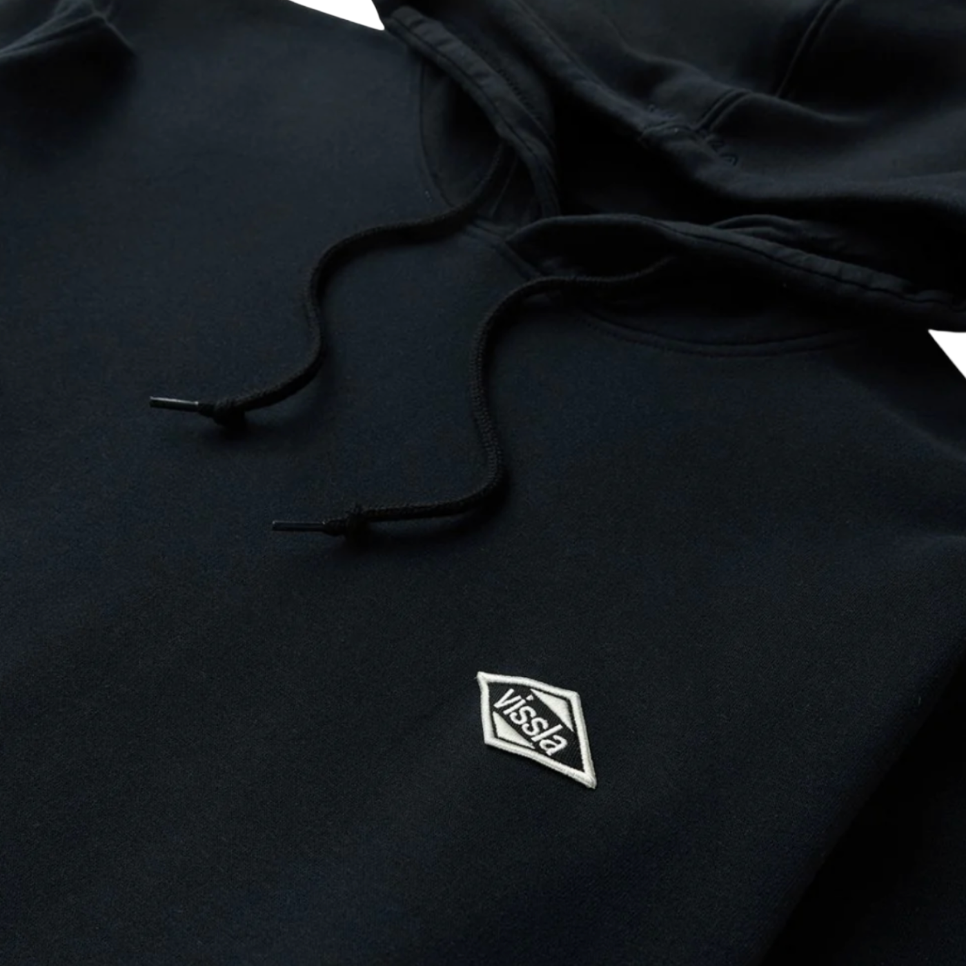 Vissla Solid Sets Eco Pullover Hoodie in Black