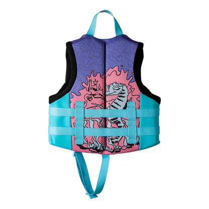 Ronix August Girl's CGA Life Jacket in Pink / Blue