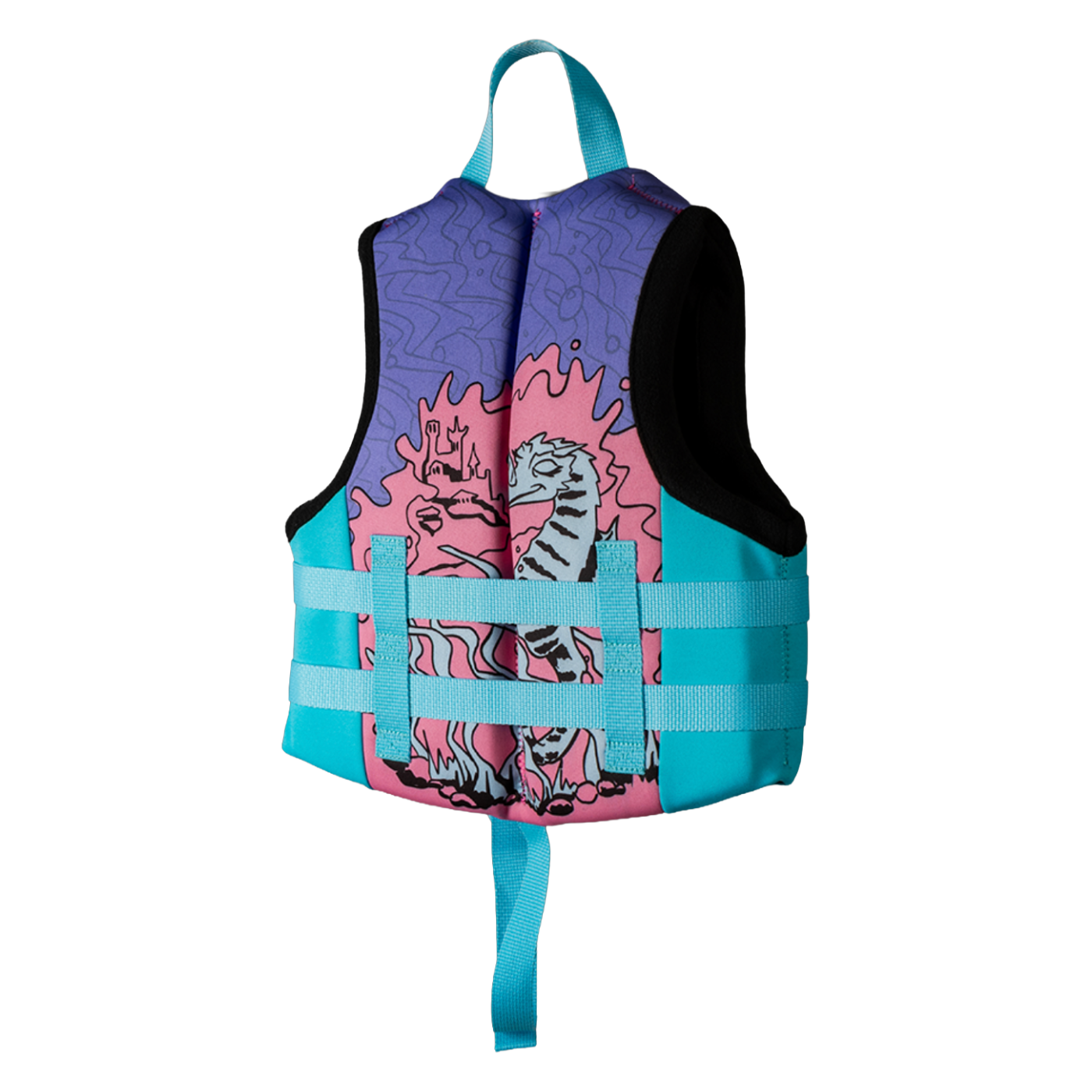 Ronix August Girl's CGA Life Jacket in Pink / Blue