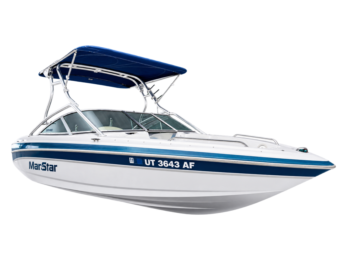 Mastercraft Maristar 200 with ZetoFlex Gen 1.9 narrow tower Folding Canopy Top