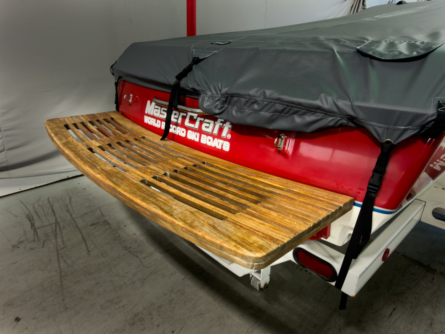 MasterCraft Prostar teak Swim Platform Cover
