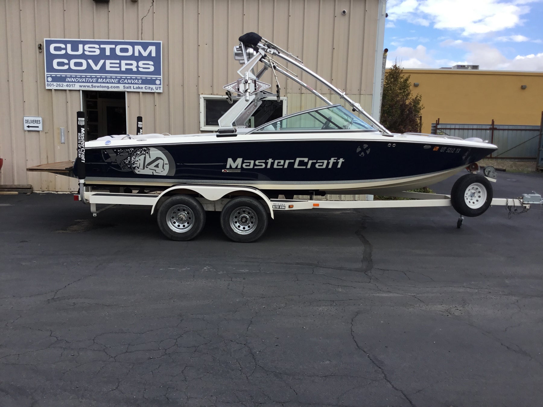 MasterCraft x14 Zero Flex Tower Double Up Storage Cover