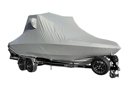 Centurion Enzo SV244 With Aegis Tower and FCT Bimini Double Up Storage Cover