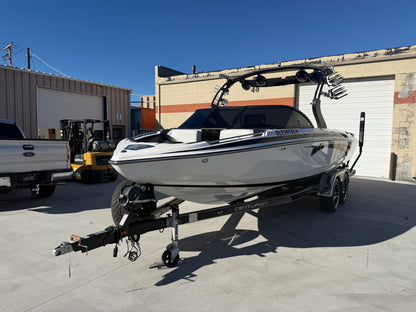 Centurion Enzo SV244 With Aegis Tower and FCT Bimini Double Up Storage Cover