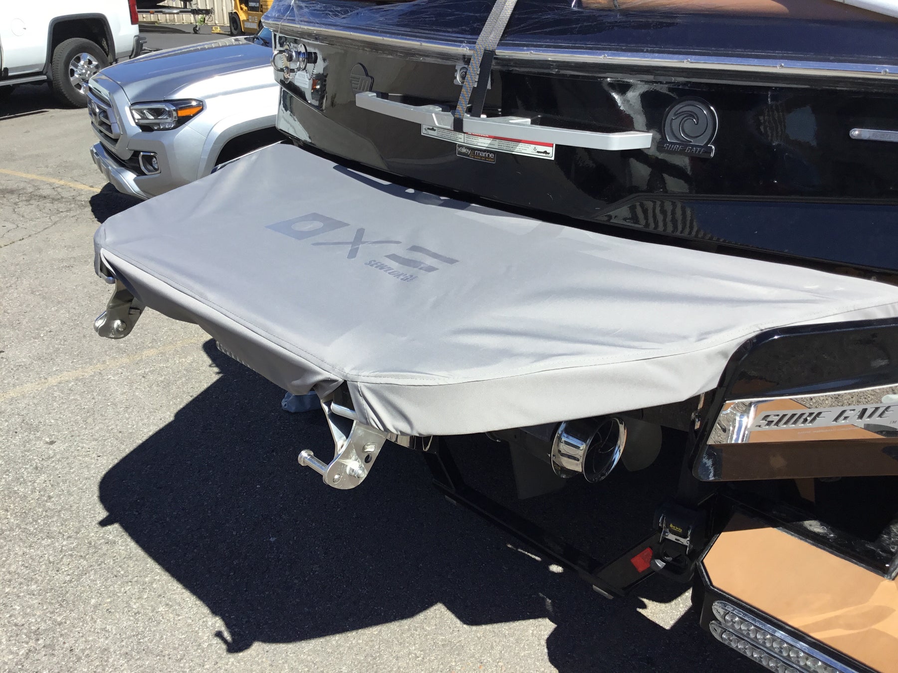 Malibu Large With step Swim Platform Cover