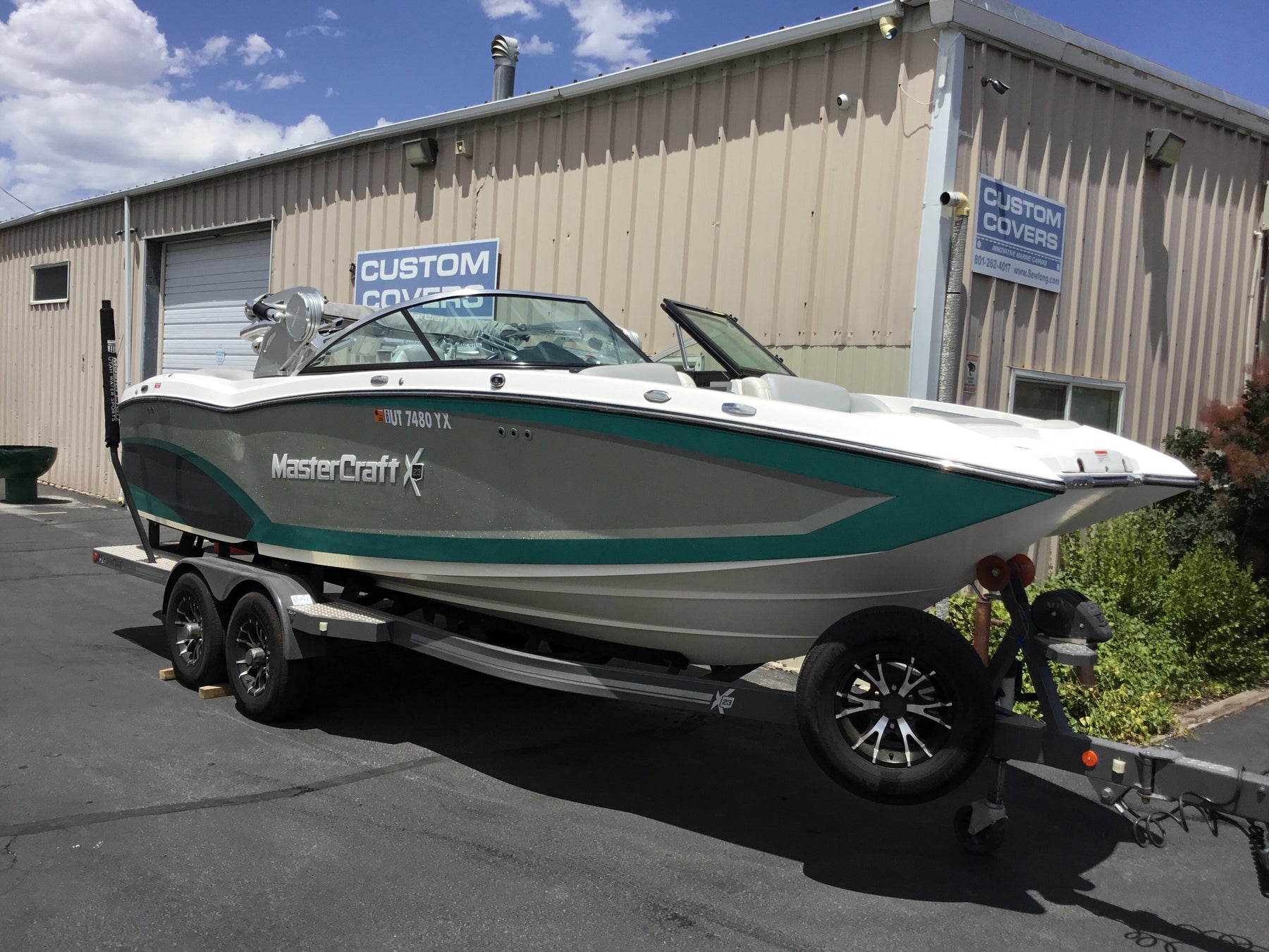 MasterCraft X23 with ZFT4 Tower TD Ratchet Cover