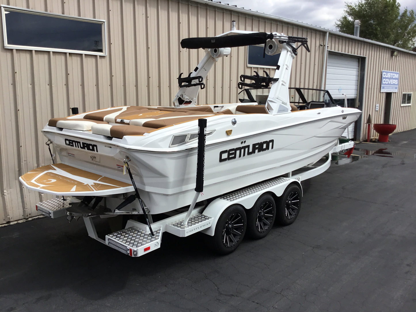 Centurion Nv243 W/FCTv3 & Skylock Board Racks Tower Down Ratchet Cover