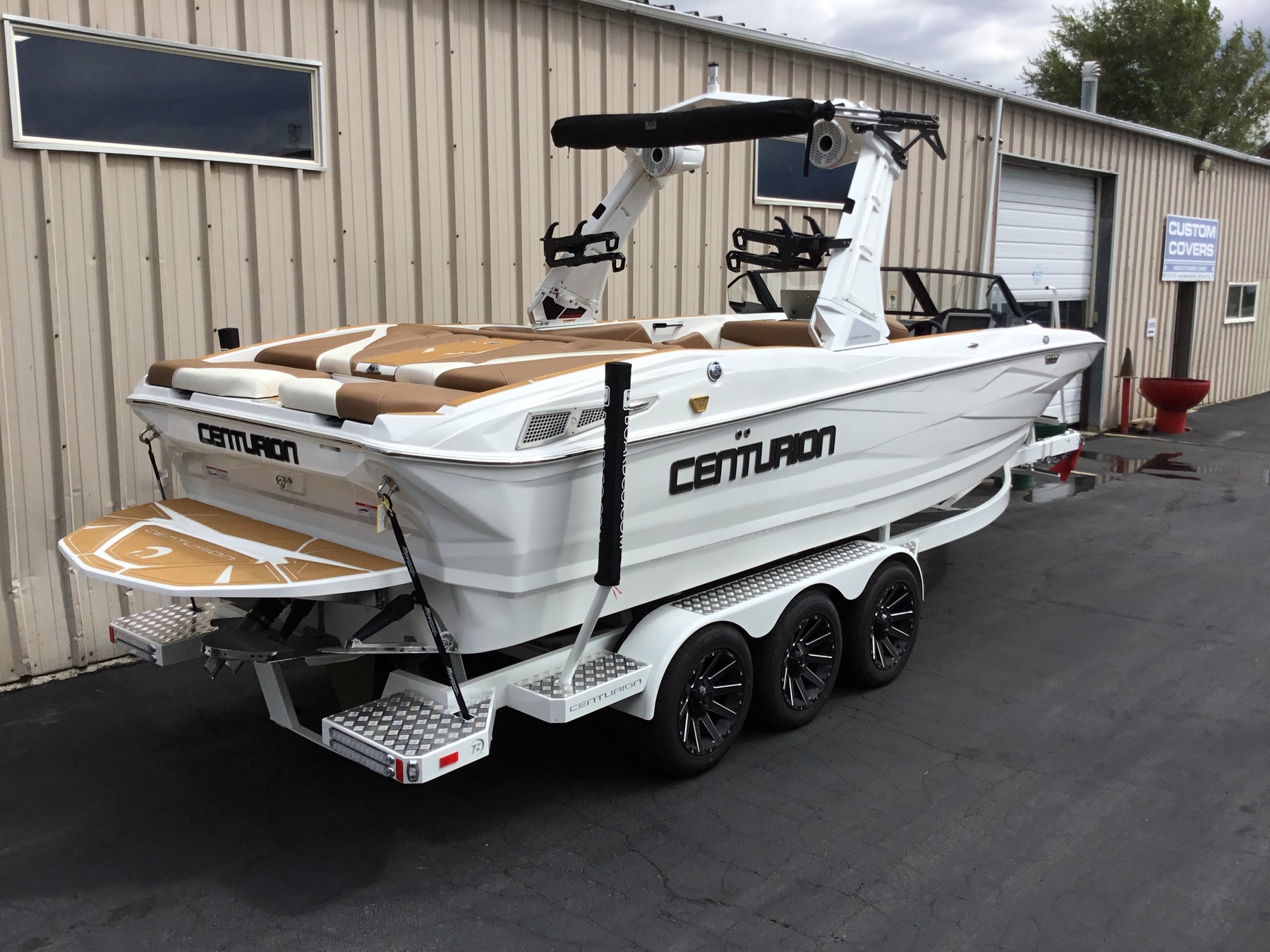 Centurion Nv243 W/FCTv3 & Skylock Board Racks Tower Down Ratchet Cover