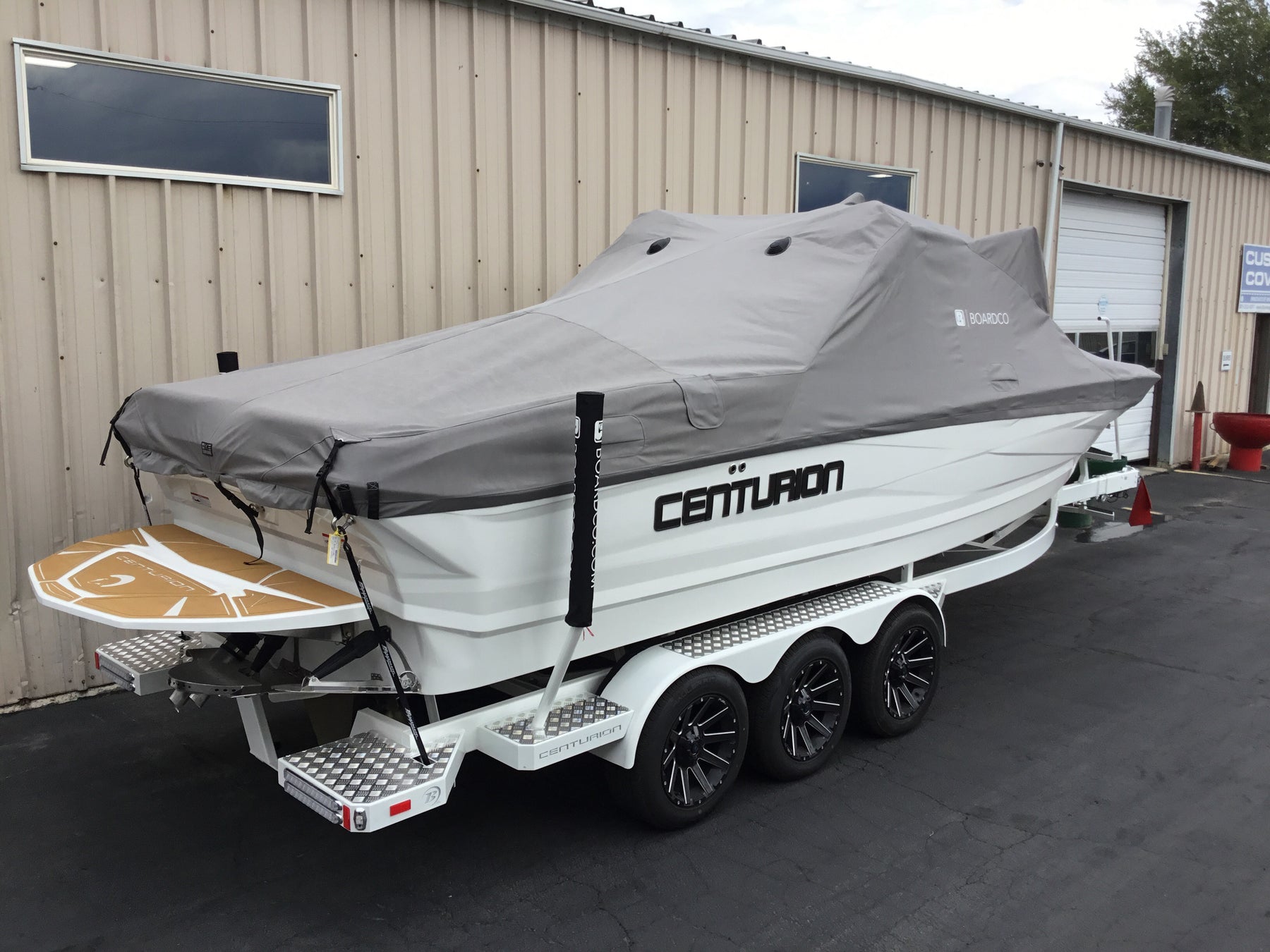Centurion Nv243 W/FCTv3 & Skylock Board Racks Tower Down Ratchet Cover