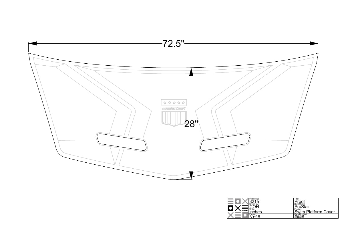 MasterCraft Prostar Fiberglass Waterfall Edges