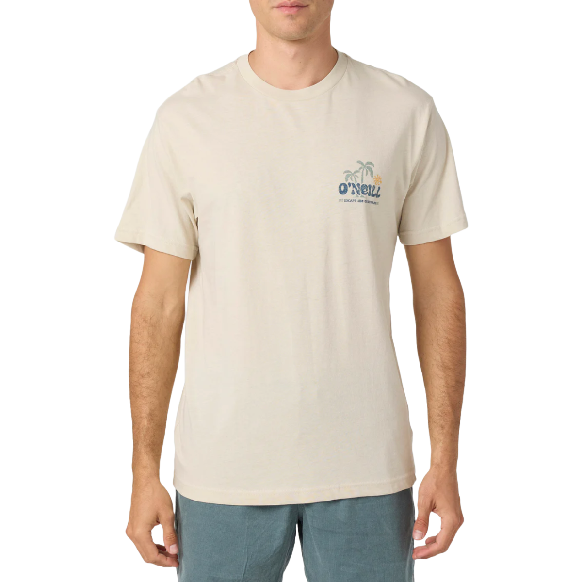 O'Neill Loose Tee in Light Khaki