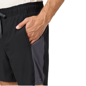 O'Neill Perform Light Tech Panel Lined E-Waist 17" Hybrid Shorts in Black