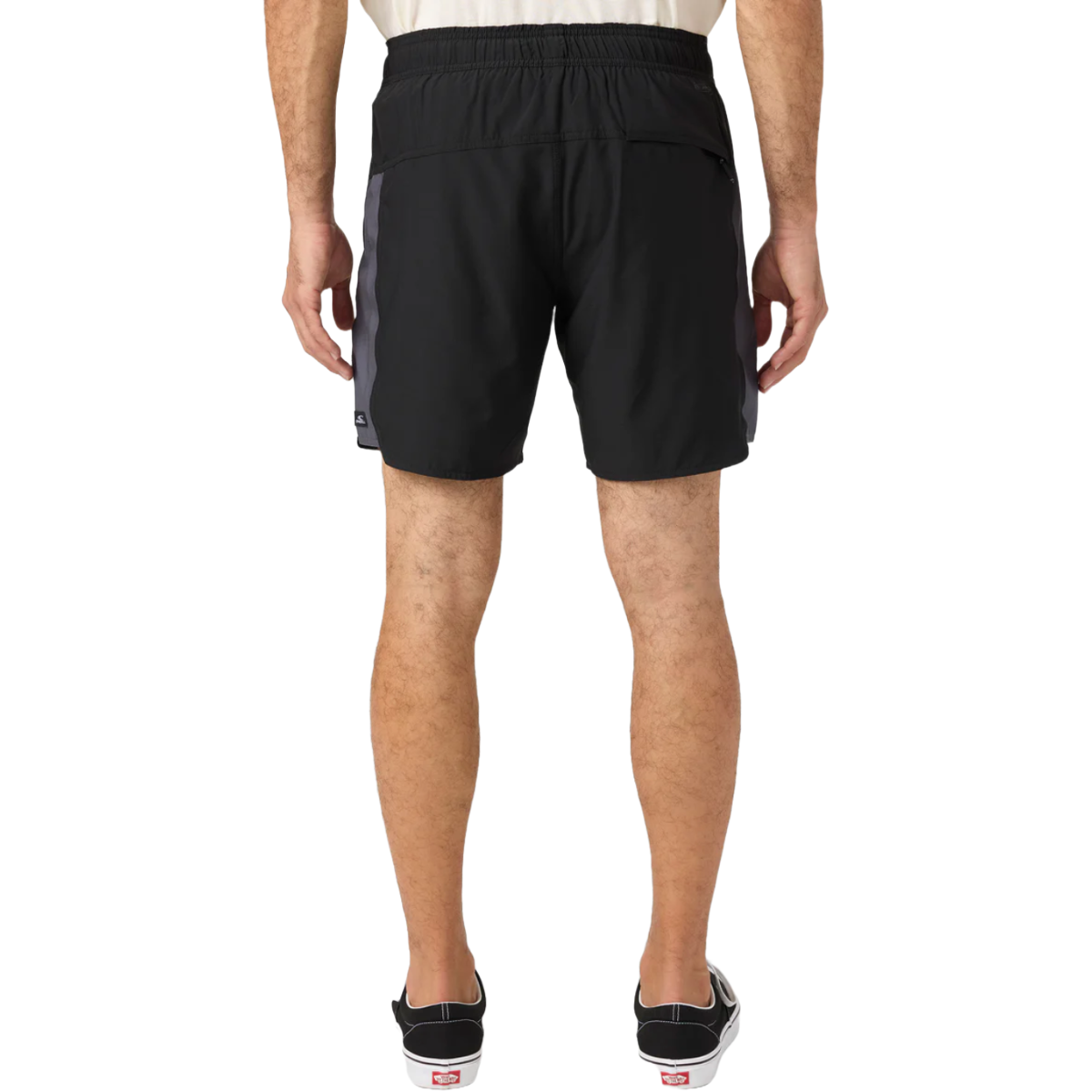 O'Neill Perform Light Tech Panel Lined E-Waist 17" Hybrid Shorts in Black