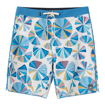 O'Neill Hyperfreak Mysto Scallop 19" Boardshort in Cream