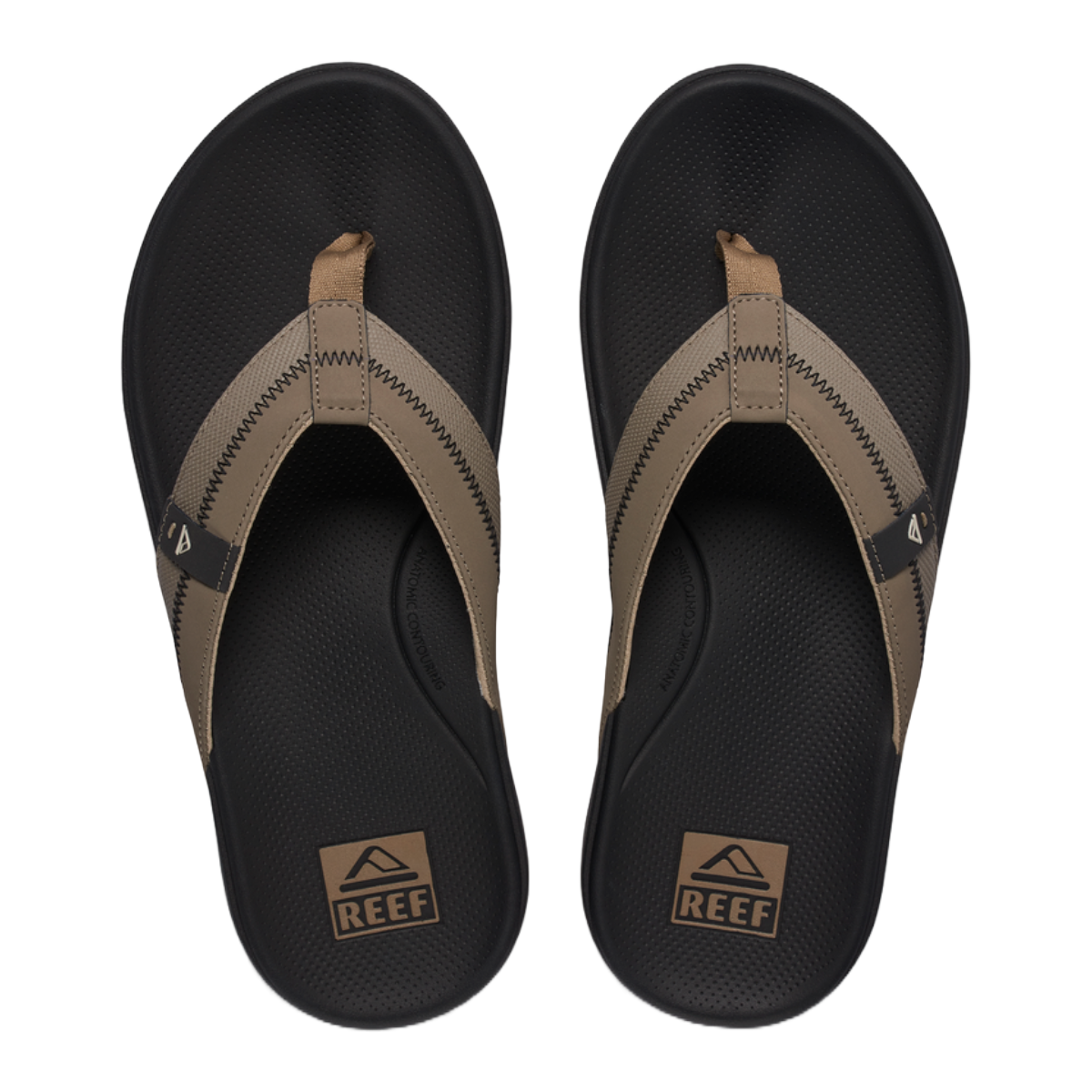 Reef Cushion Phantom Men's Sandal in Fossil Raven