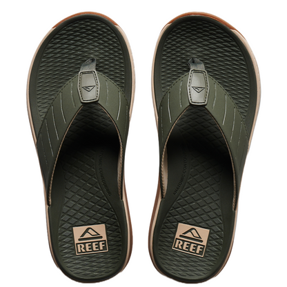 Reef The Deckhand Men's Sandal in Olive/Gum