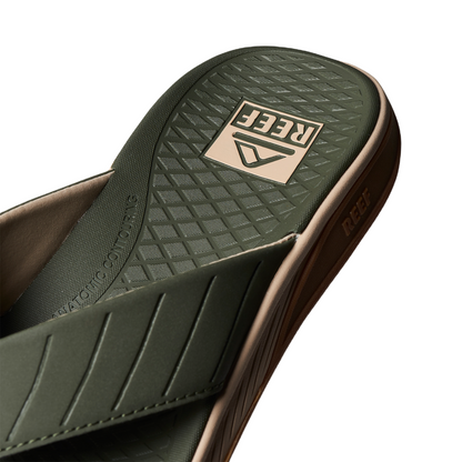 Reef The Deckhand Men's Sandal in Olive/Gum