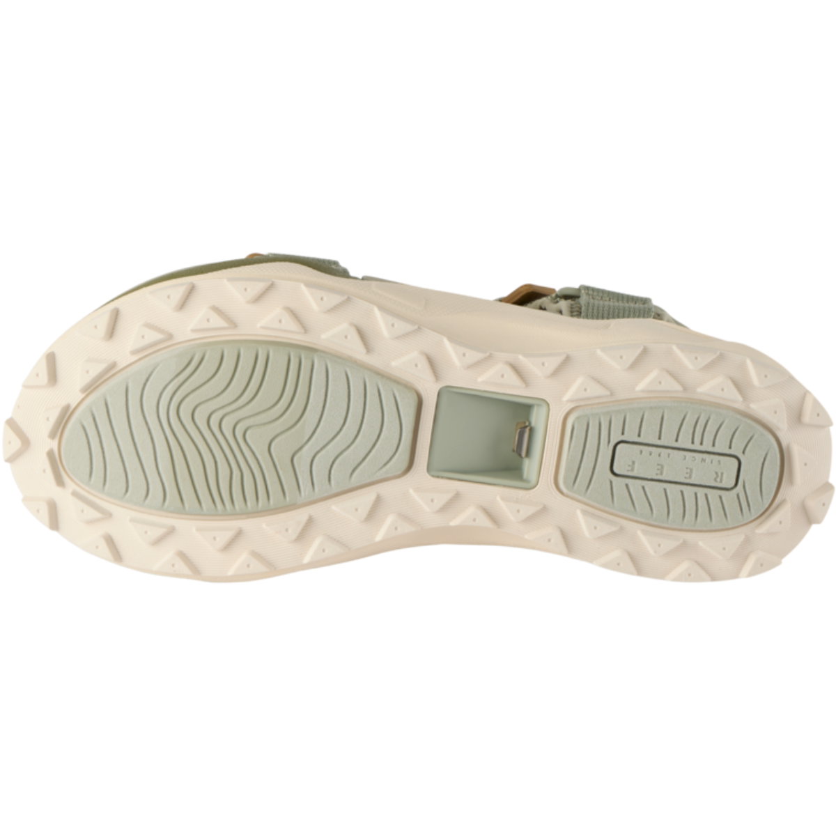 Reef Cross Shore Men's Sandal in Sage/Tan
