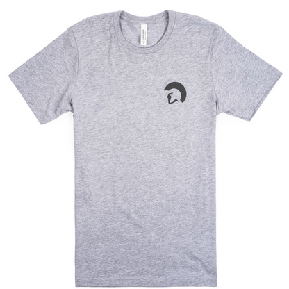 Centurion Men's Tonal Warrior Tee in Athletic Grey