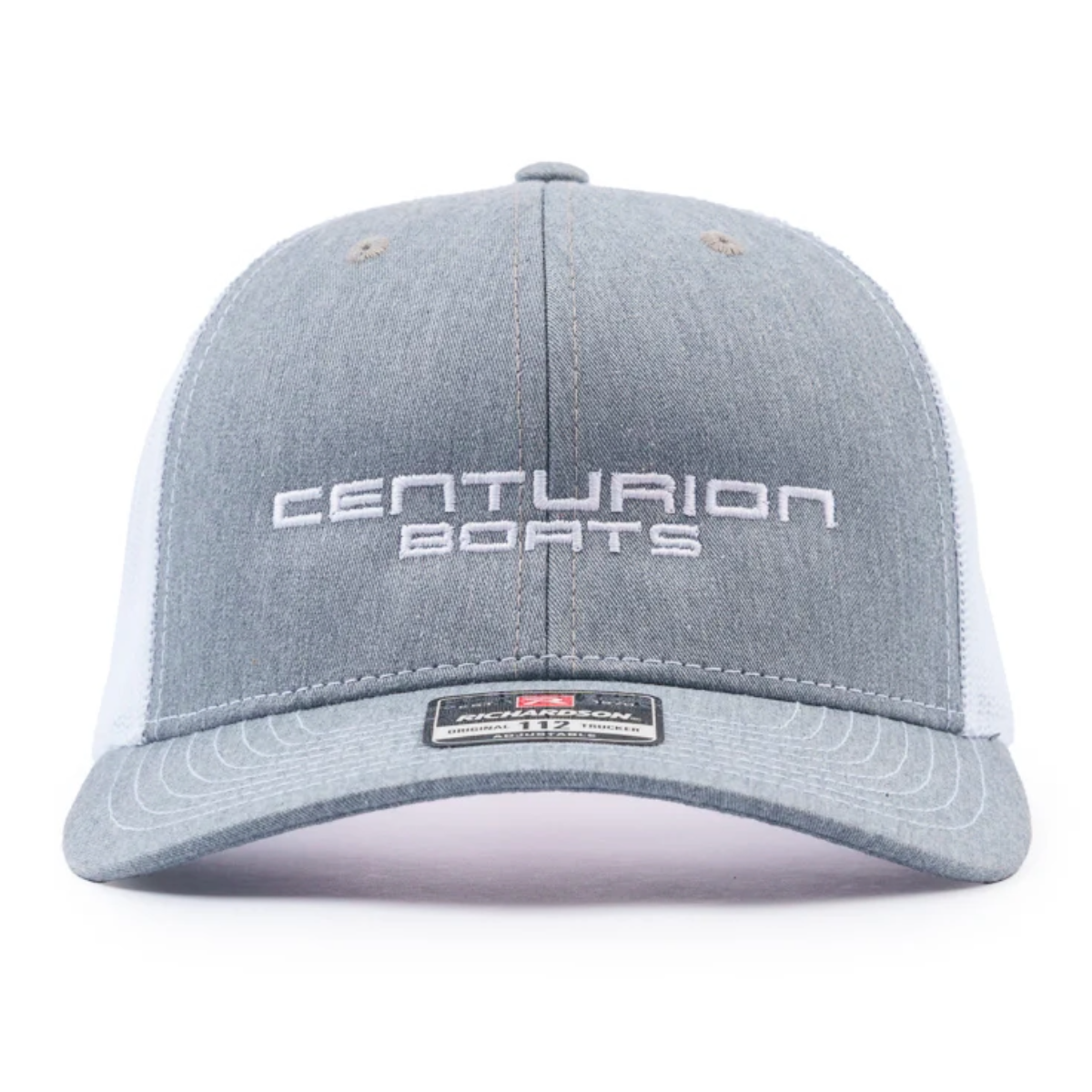 Centurion Boats Classic Trucker Cap in Heather Grey/White