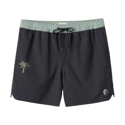 O'Neill OG Scallop Solid Volley 16" Boardshorts in Black
