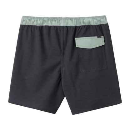 O'Neill OG Scallop Solid Volley 16" Boardshorts in Black