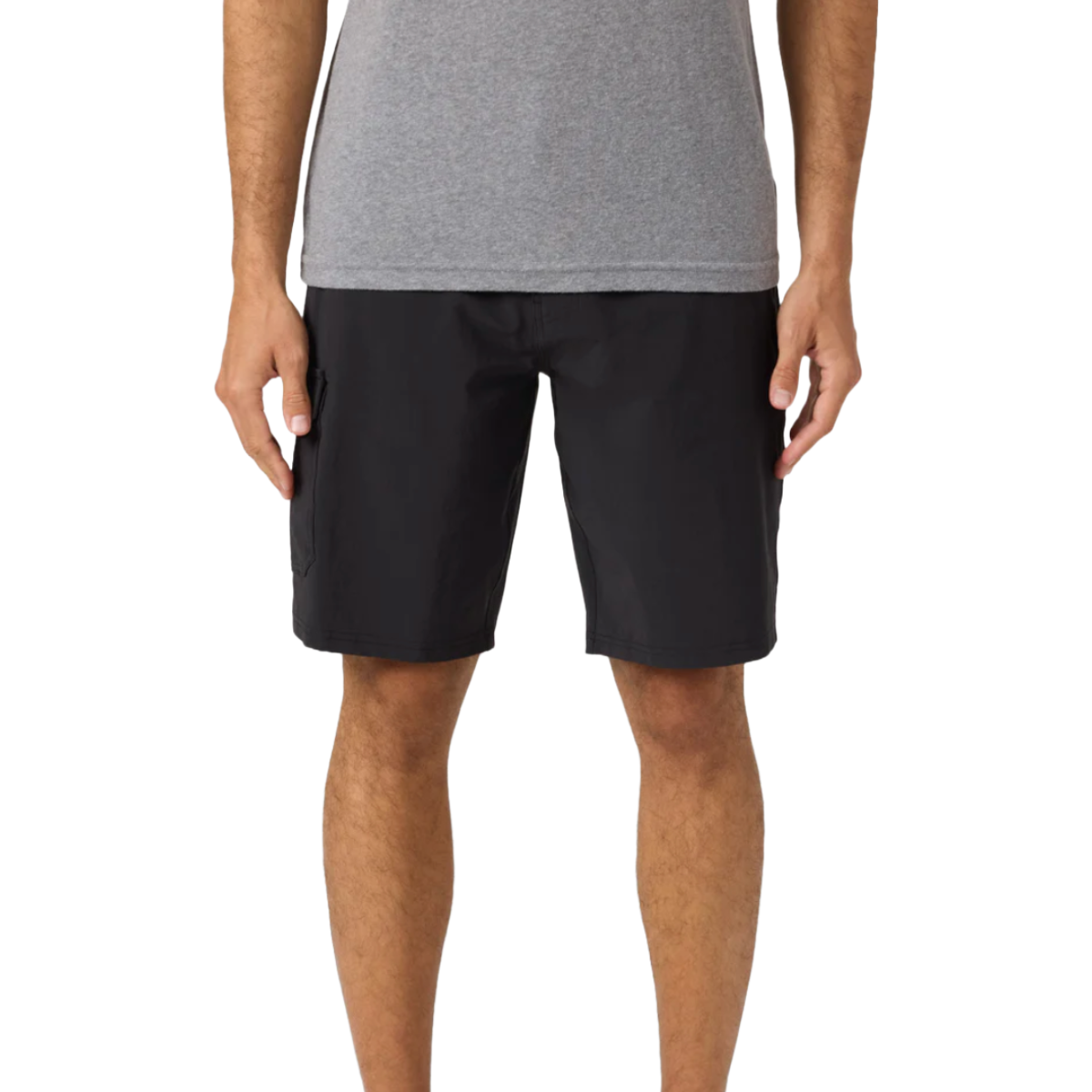 O'Neill TRVLR Cargo 20" Hybrid Shorts in Black