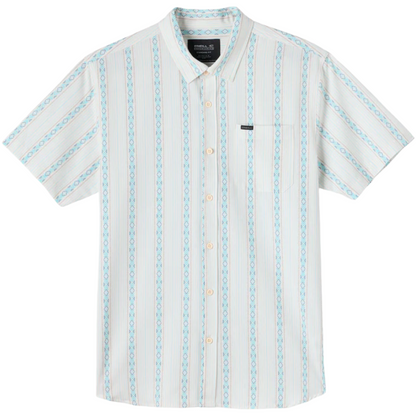 O'Neill TRVLR UPF Traverse Standard Shirt in Cream