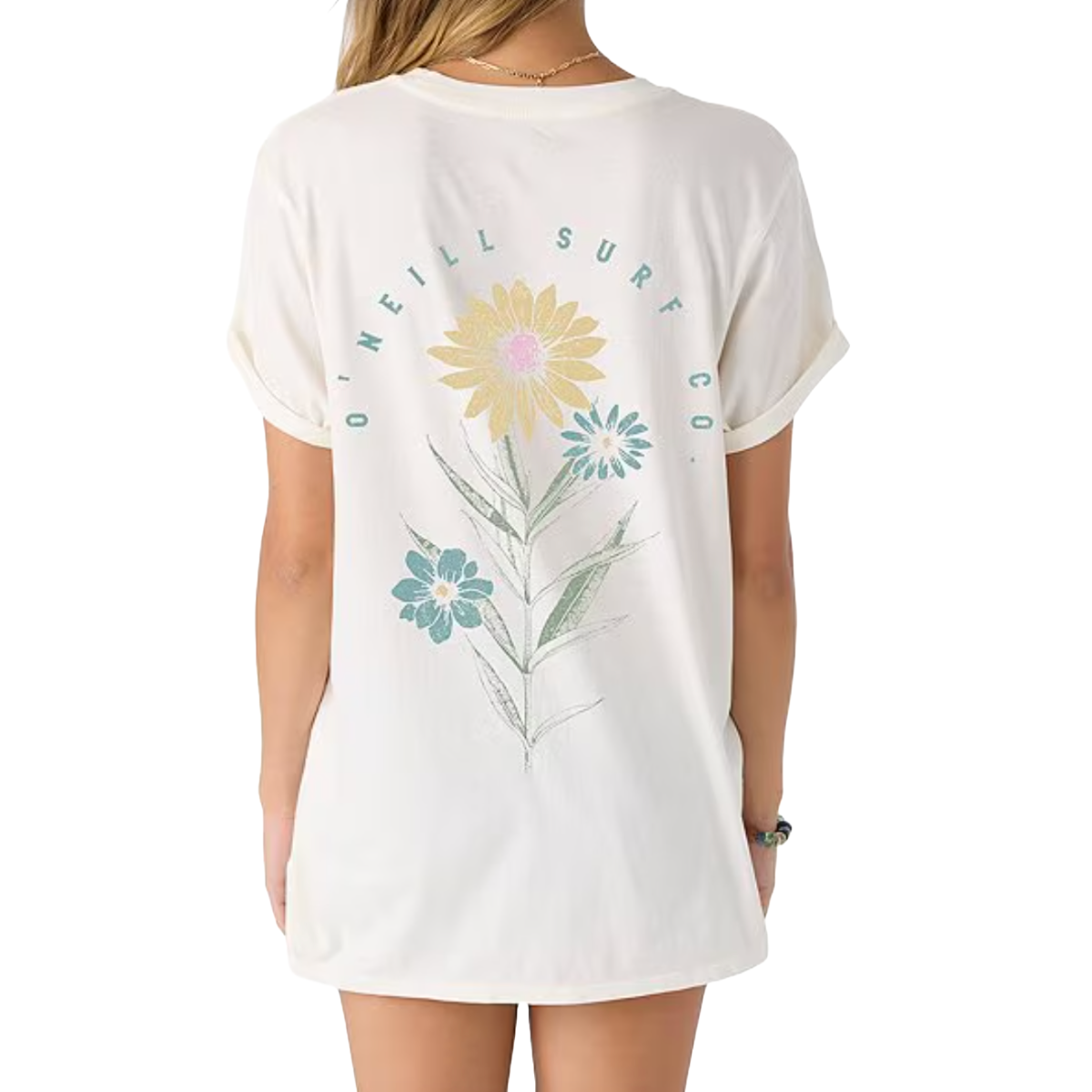O'Neill Pacific Bloom Tee in Winter White