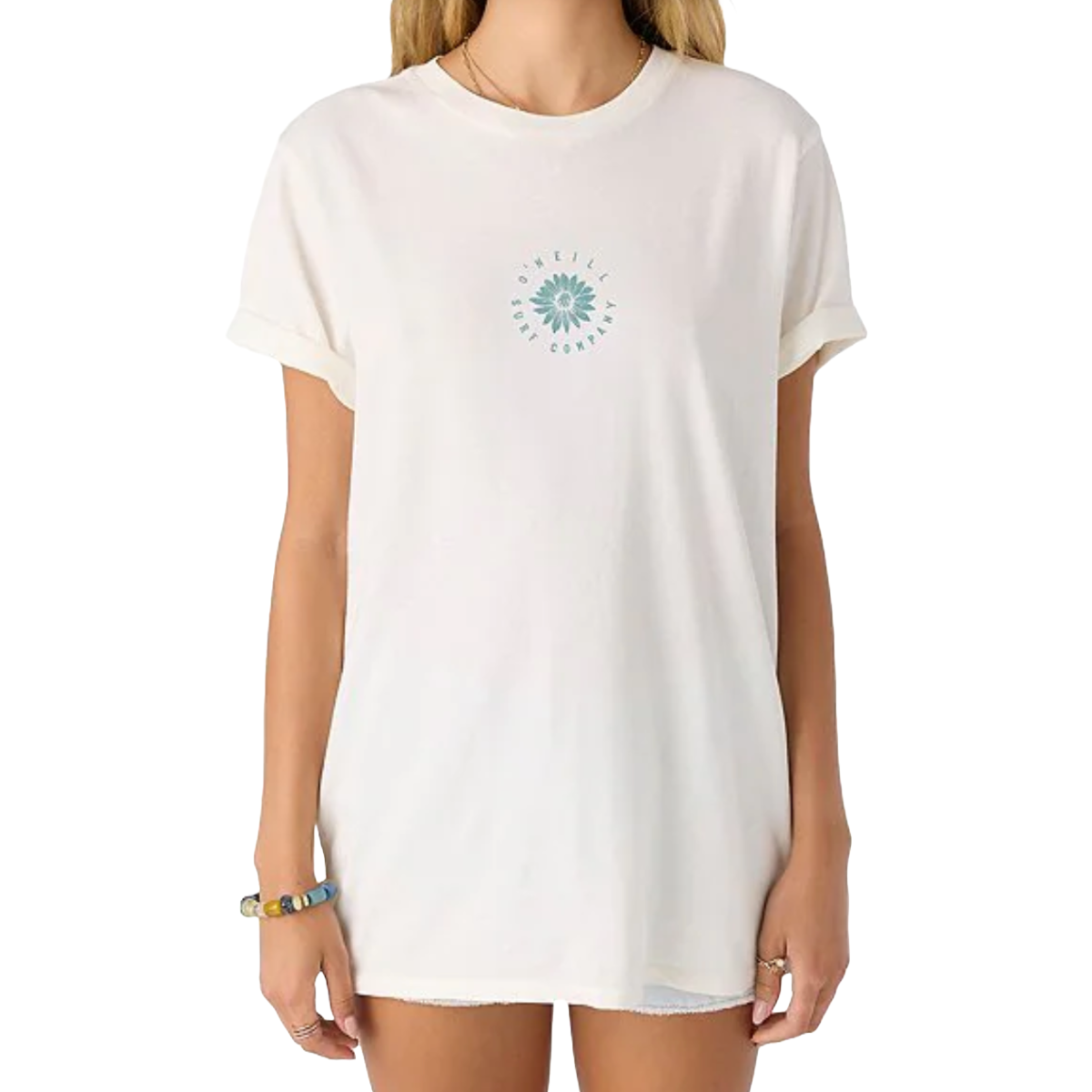 O'Neill Pacific Bloom Tee in Winter White