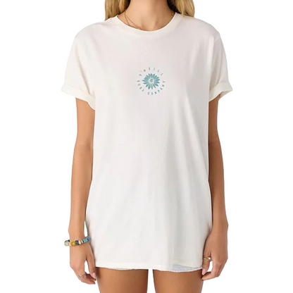 O'Neill Pacific Bloom Tee in Winter White