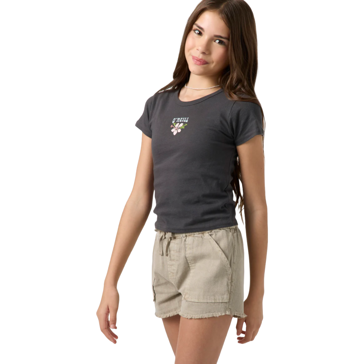 O'Neill Girls Kylas Short in Simply Taupe