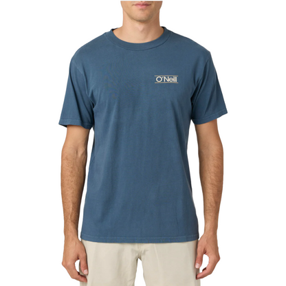 O'Neill OG Parallel Lines Tee in VN Indigo