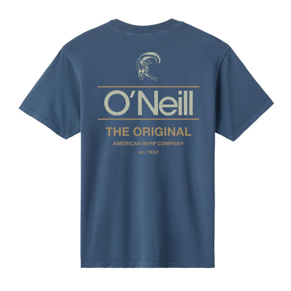 O'Neill OG Parallel Lines Tee in VN Indigo